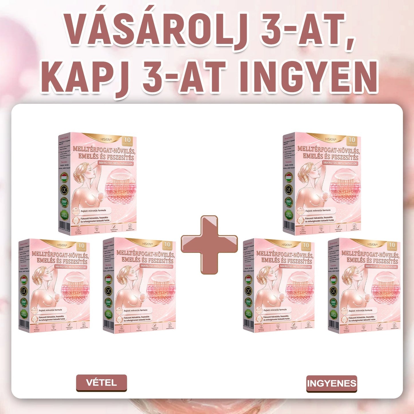 🌟HISKIN® MELLEMELŐ ÉS FESZESÍTŐ MIKROTŰS TAPASZOK