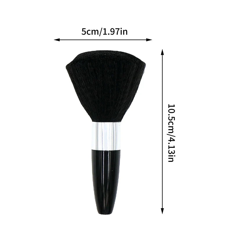 New Soft Neck Face Duster Barber Black Beard Brushes Hair Cleaning Hairbrush Salon Cutting Hairdressing Styling Makeup Tools