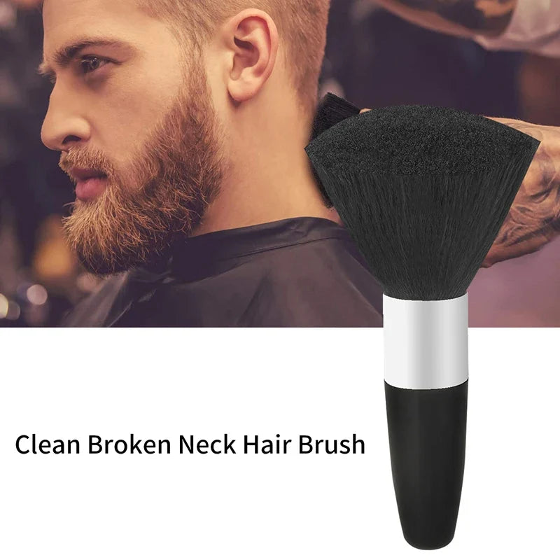New Soft Neck Face Duster Barber Black Beard Brushes Hair Cleaning Hairbrush Salon Cutting Hairdressing Styling Makeup Tools