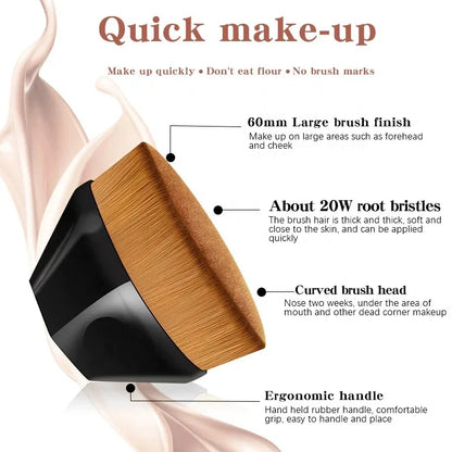 1/2/3/4pcs Make Up New Magic Makeup Brush Beauty Powder Face Blush Brushes Portable Professional Foundation Brush Cosmetics Soft