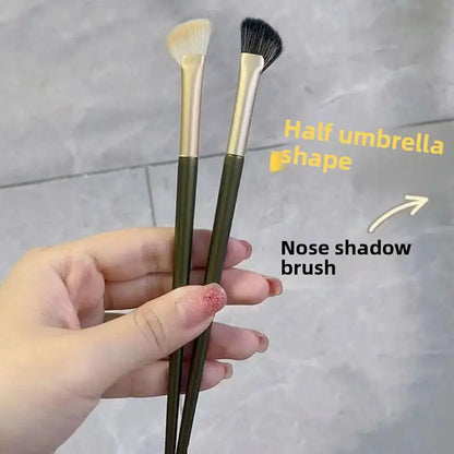 1pcs Nose Shadow Brush Facial Contour Makeup Brush Korean tools Highlight female beauty cosmetics blush Soft facial head O3A3