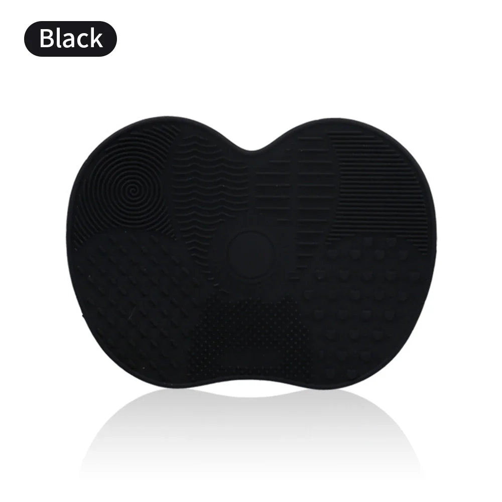Silicone Makeup Brush Cleaner Mat Cosmetics Brush Cleaning Tool Mat Professional Eyeshadow Foundation Brush Cleaner Mat Makeup