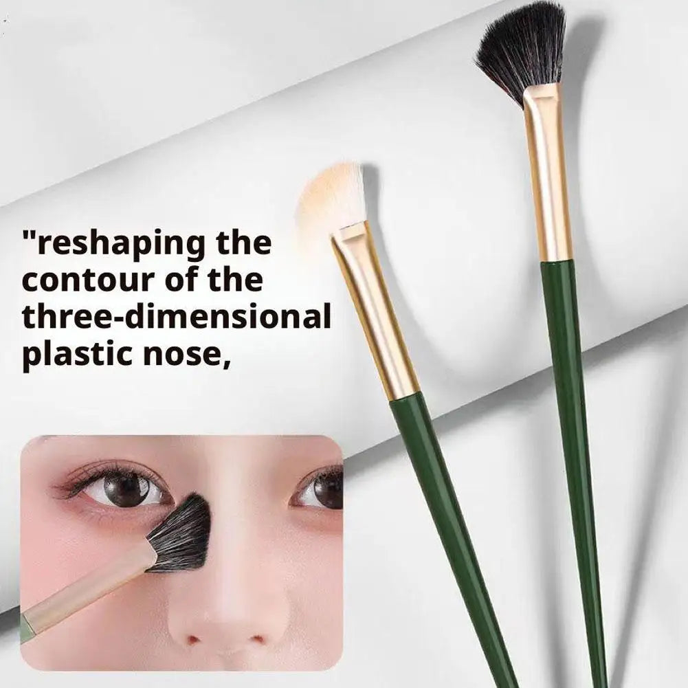 1pcs Nose Shadow Brush Facial Contour Makeup Brush Korean tools Highlight female beauty cosmetics blush Soft facial head O3A3
