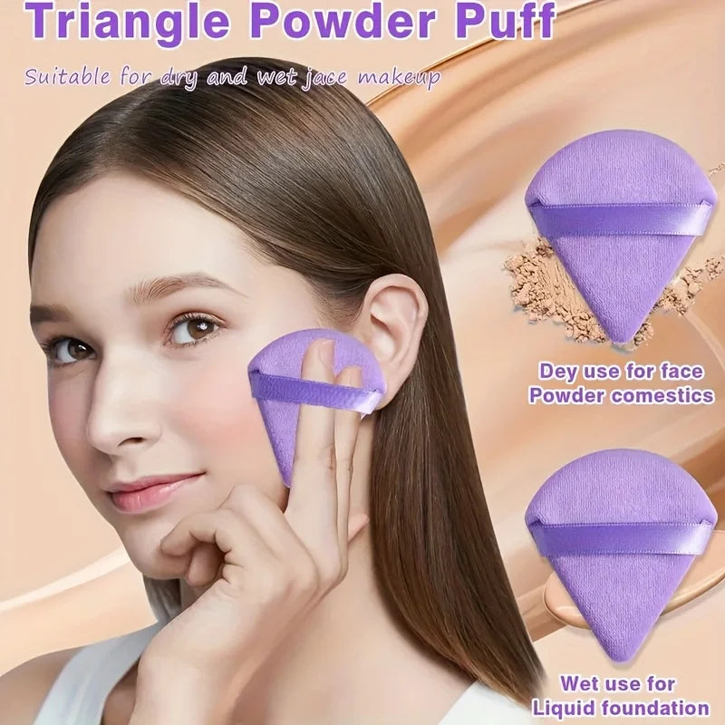 12Pieces Portable Makeup Sponge Set Portable Foundation Cosmetic Puff for Face Concealer Mixing Beauty Sponge Liquid Cream Power